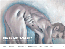 Tablet Screenshot of delos-art.com